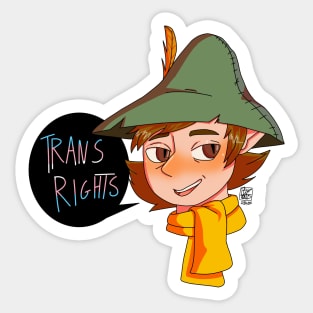 Trans Rights Snufkin! Sticker